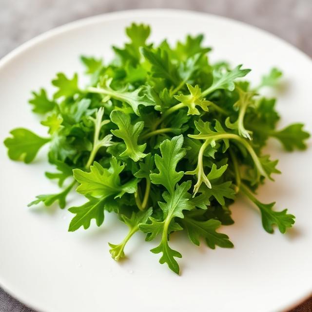 Freshly harvested hydroponic fresh arugula grown pesticide-free by Triton Foodworks